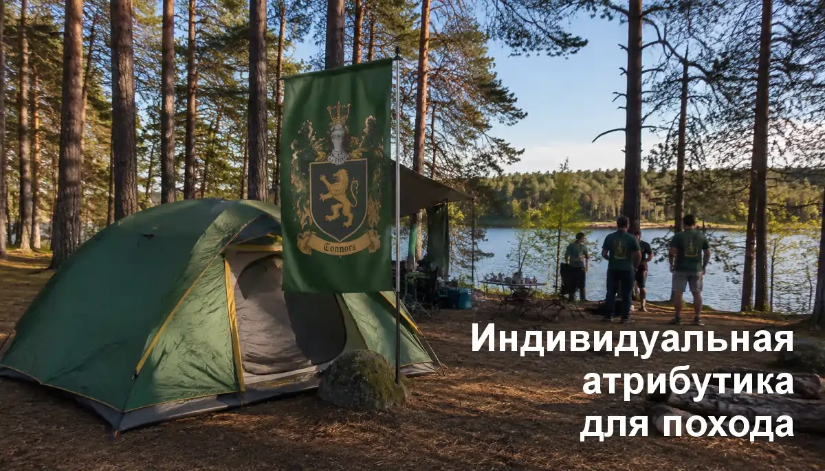 Атрибутика для похода и автокемпинга на заказ